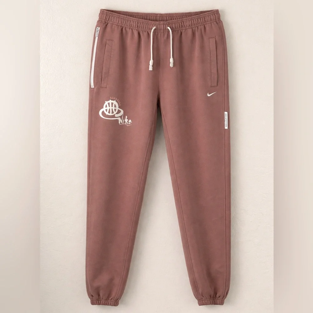 Nike dry fit taupe brown performance jogger pants sporty